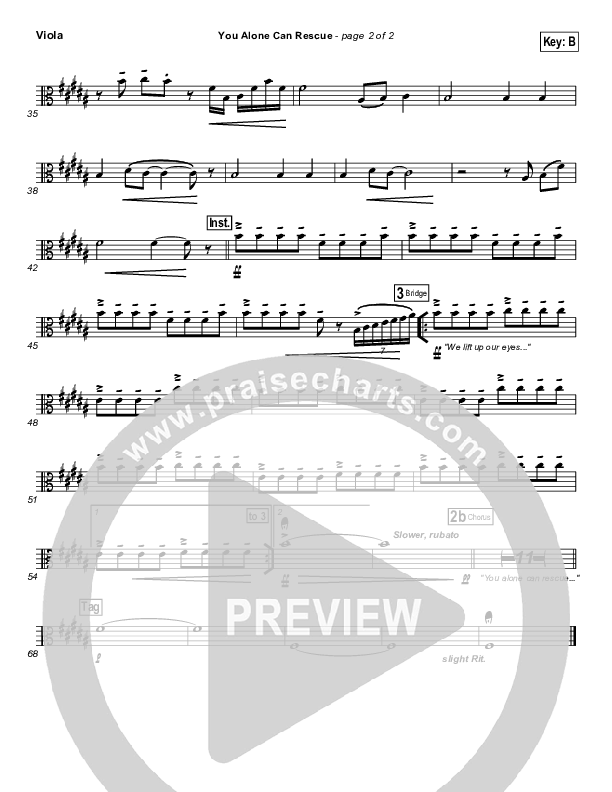 You Alone Can Rescue Viola (Matt Redman / Passion)