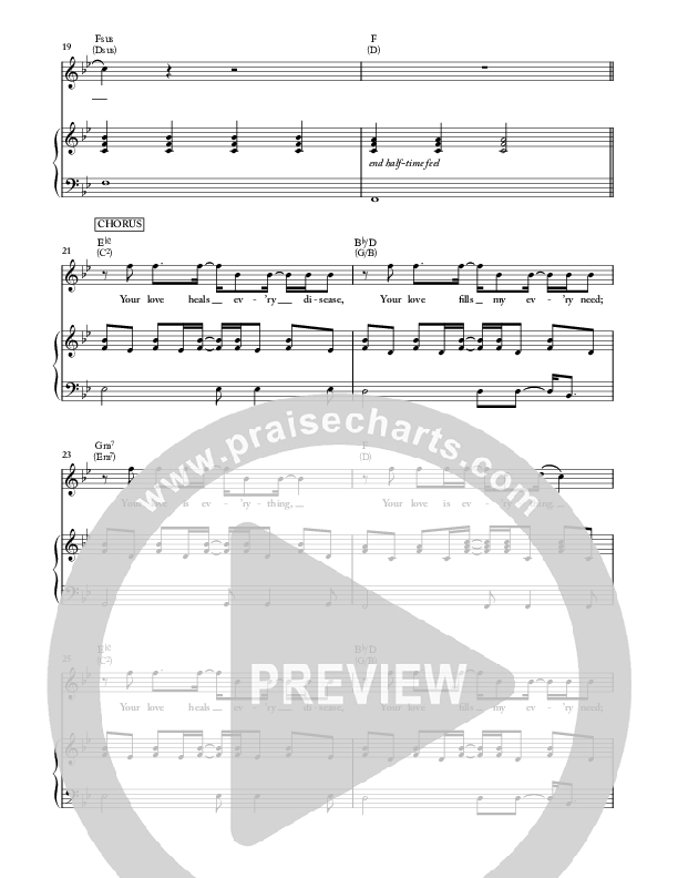 Your Love Is Everything Lead & Piano (Chris McClarney)