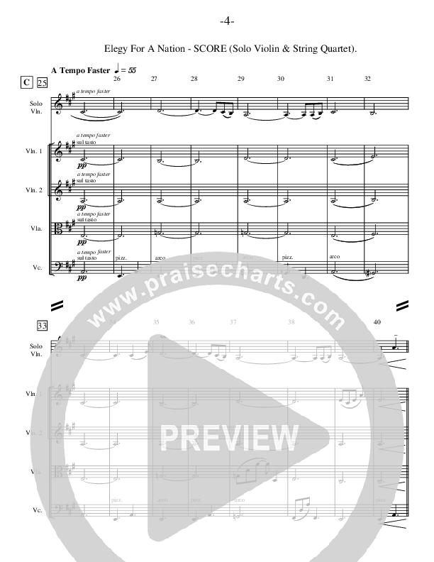 Elegy For A Nation (Instrumental) Conductor's Score (Ric Flauding)
