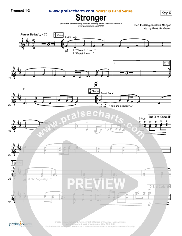 Stronger Brass Pack (Hillsong Worship)