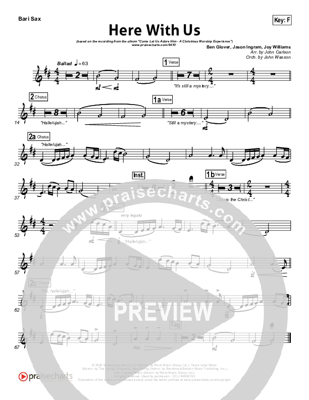 Here With Us Bari Sax (Joy Williams)