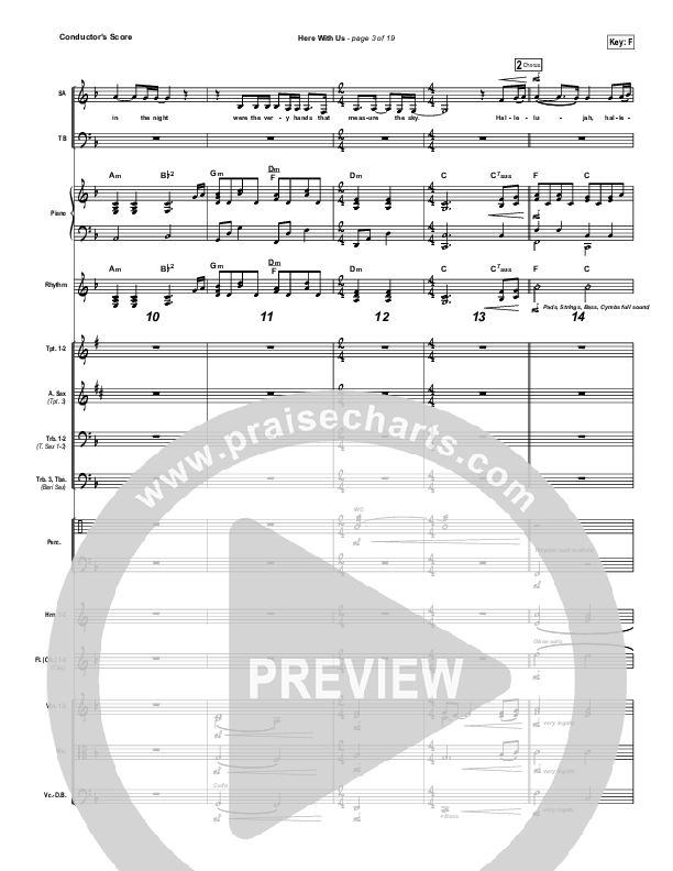 Here With Us Conductor's Score (Joy Williams)