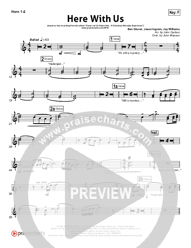 Here With Us Brass Pack (Joy Williams)