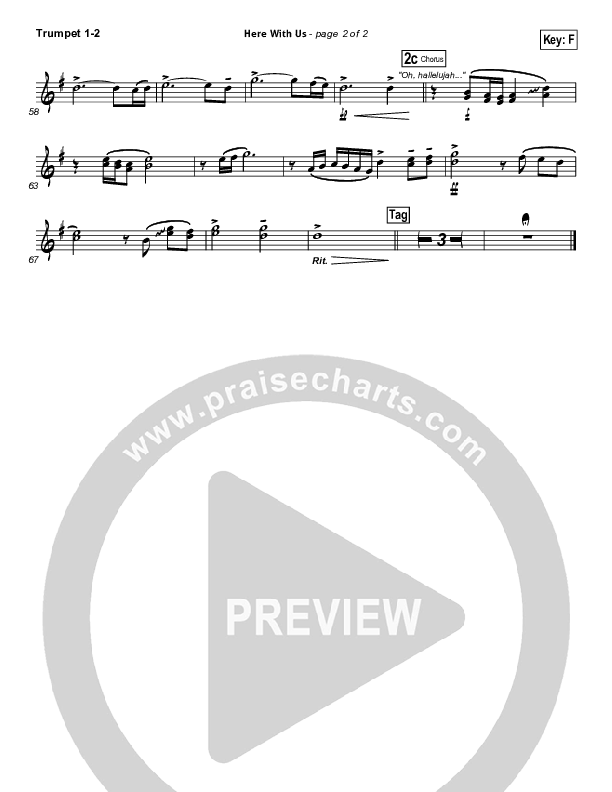 Here With Us Trumpet 1,2 (Joy Williams)